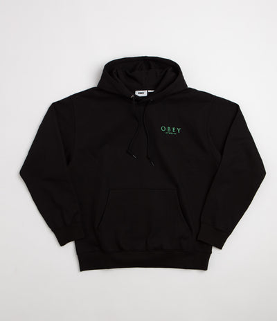 Obey Flores Robus Hoodie - Black