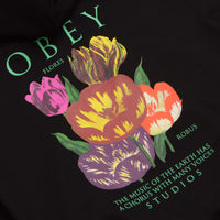 Obey Flores Robus Hoodie - Black thumbnail