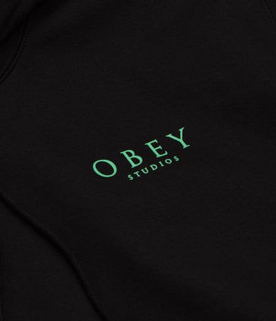 Obey Flores Robus Hoodie - Black