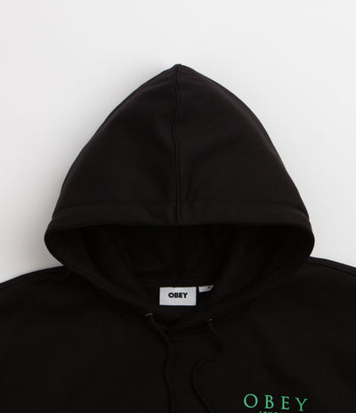 Obey Flores Robus Hoodie - Black