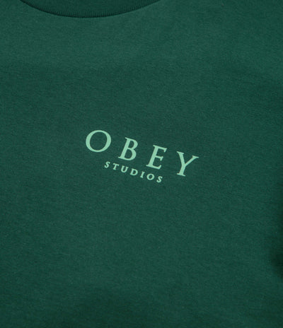 Obey Flores Robus T-Shirt in Rainforest