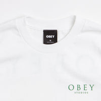 Obey Flores Robus T-Shirt - White thumbnail