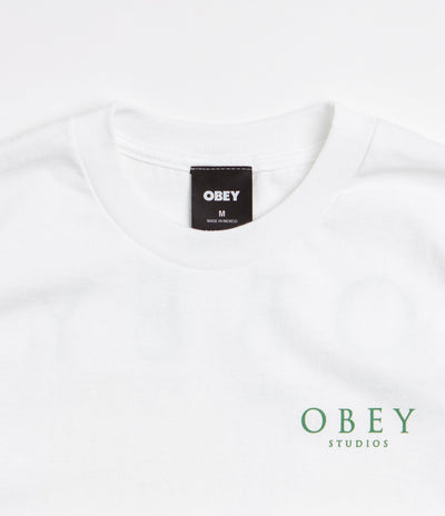Obey Flores Robus T-Shirt - White