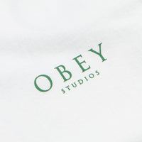 Obey Flores Robus T-Shirt - White thumbnail