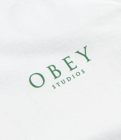 Obey Flores Robus T-Shirt - White