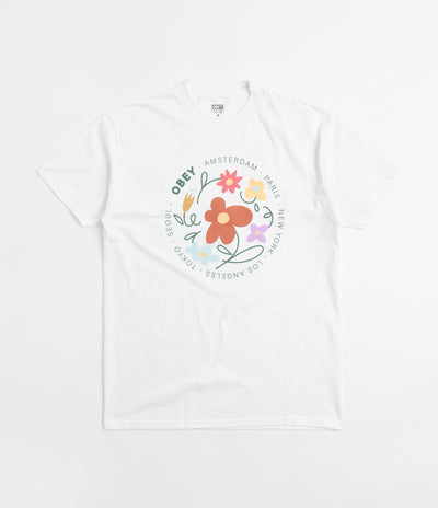 Obey Flower Dance T-Shirt - White