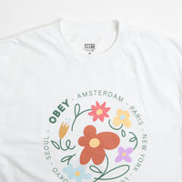 Obey Flower Dance T-Shirt - White thumbnail