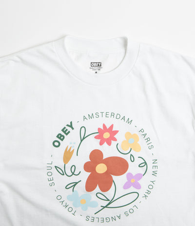 Obey Flower Dance T-Shirt - White