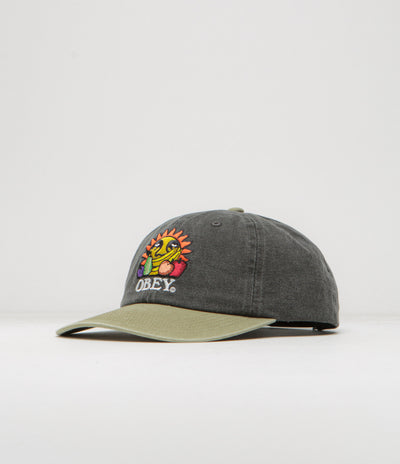 Obey Fruits Cap in Black Multi