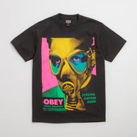 Obey Gas Mask T-Shirt in Vintage Black thumbnail