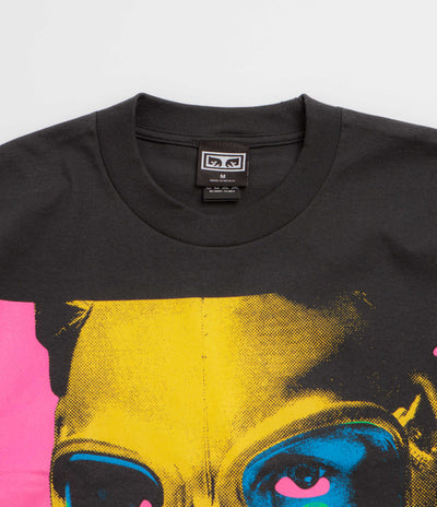 Obey Gas Mask T-Shirt in Vintage Black