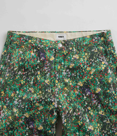 Obey Hardwork Carpenter Pants in Floral Multi