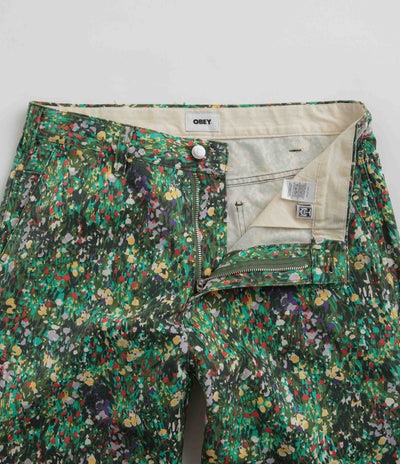Obey Hardwork Carpenter Pants in Floral Multi
