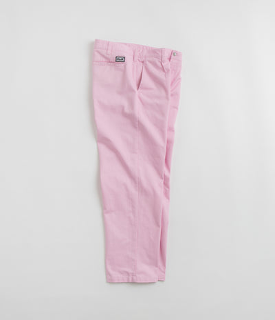 Obey Hardwork Pleated Pants in Piroutte