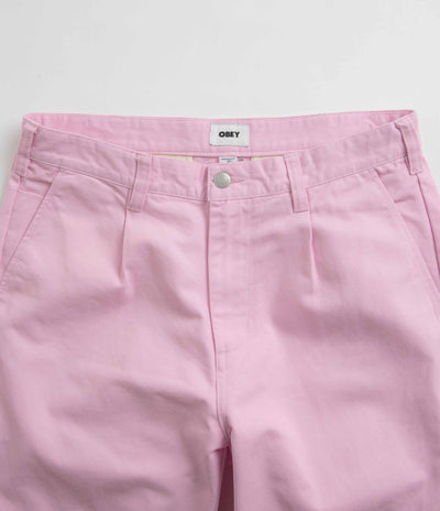 Obey Hardwork Pleated Pants in Piroutte