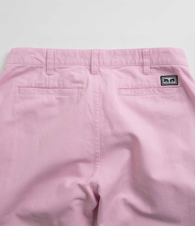 Obey Hardwork Pleated Pants in Piroutte