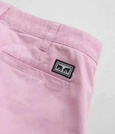 Obey Hardwork Pleated Pants in Piroutte