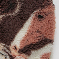 Obey Horses Sherpa Jacket - Brown Multi thumbnail