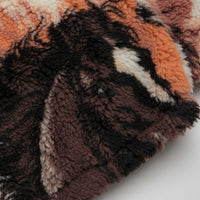 Obey Horses Sherpa Jacket - Brown Multi thumbnail