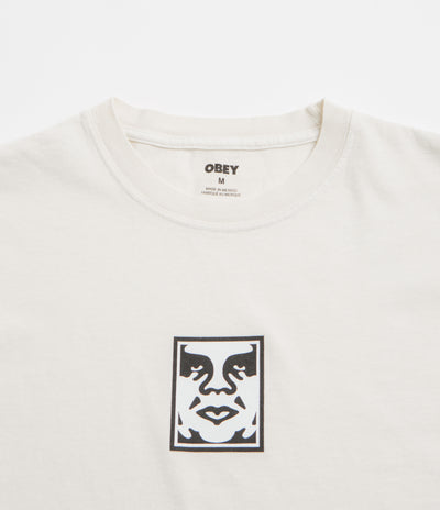 Obey Icon Face T-Shirt in Pigment Chalk