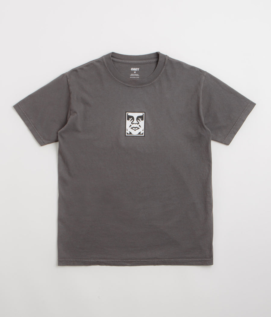 Obey Icon Face T-Shirt in Pigment Dusty Black