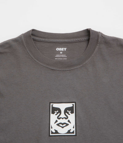 Obey Icon Face T-Shirt in Pigment Dusty Black