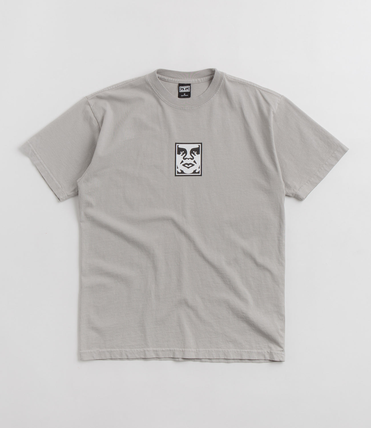 Obey Icon Heavyweight T-Shirt - Silver Grey | Flatspot