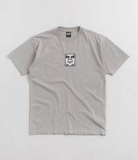 Obey Icon Heavyweight T-Shirt in Silver Grey