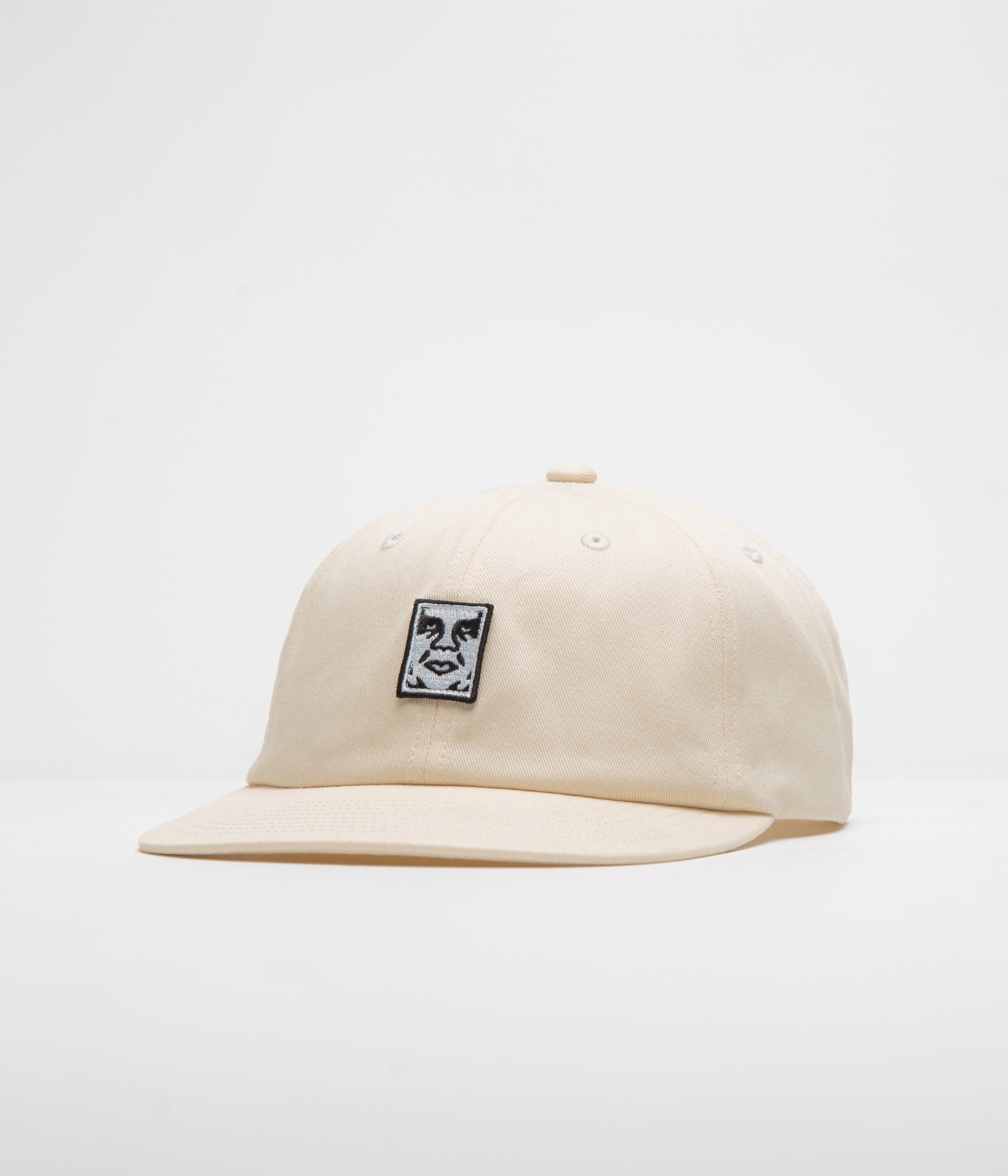 Obey Icon Patch Cap in Unbleached