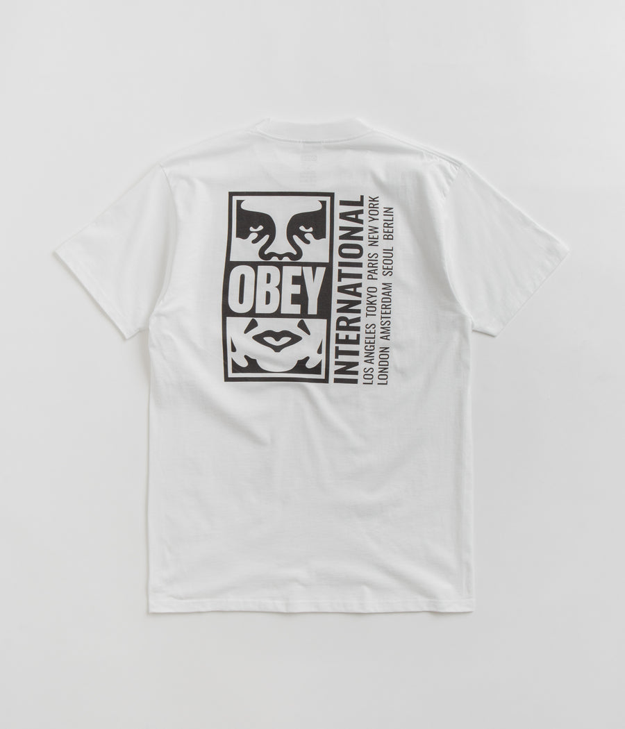 Obey Lowercase Pigment Hoodie - White