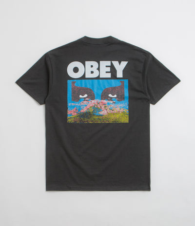 Obey In A Different Place T-Shirt - Vintage Black
