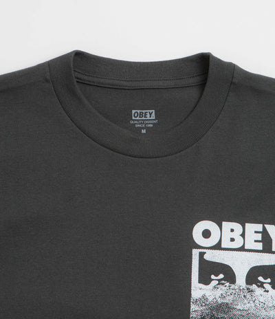 Obey In A Different Place T-Shirt - Vintage Black