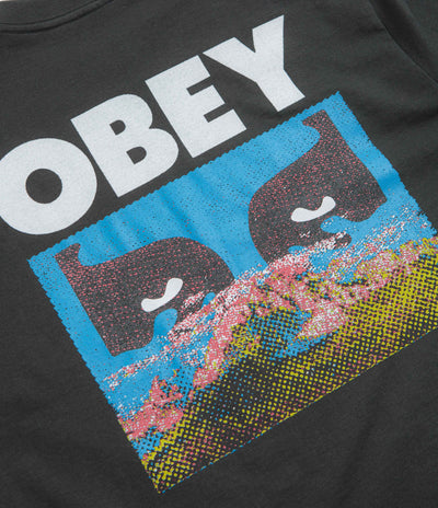 Obey In A Different Place T-Shirt - Vintage Black