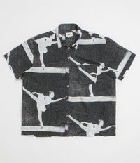 Obey Jacques Short Sleeve Shirt in Black Multi