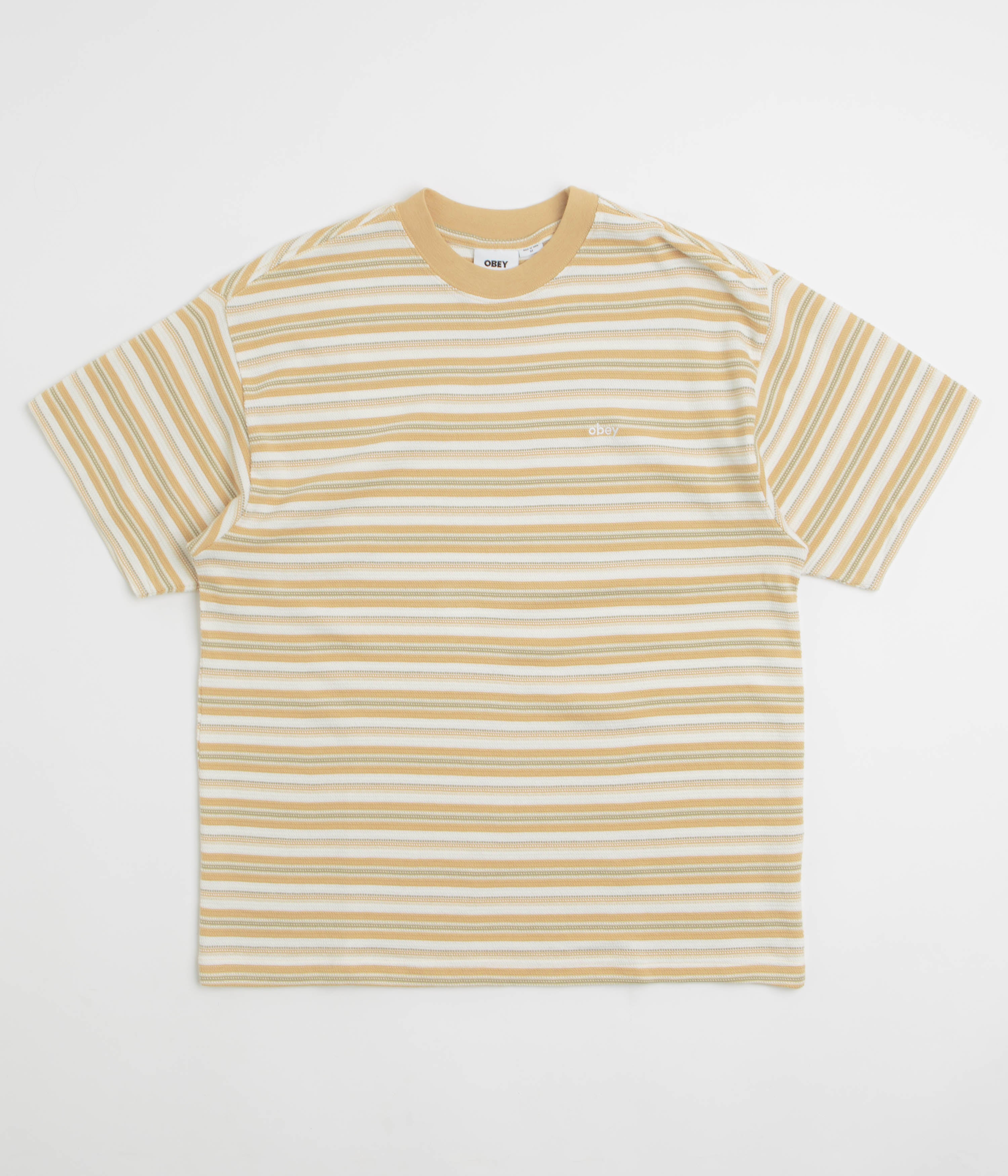 Obey Kenny Relaxed T-Shirt in Unbleached Multi