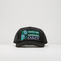 Obey Life Trucker Cap in Black thumbnail