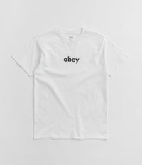 Obey Lower Case 2 T-Shirt - White
