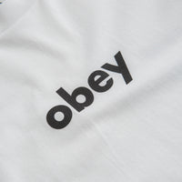 Obey Lower Case 2 T-Shirt - White thumbnail