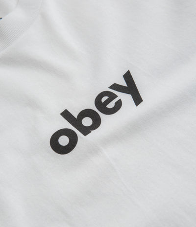 Obey Lower Case 2 T-Shirt - White