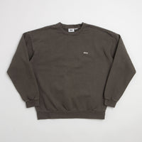 Obey Lowercase Crewneck Sweatshirt - Pigment Black Olive thumbnail