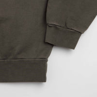 Obey Lowercase Crewneck Sweatshirt - Pigment Black Olive thumbnail