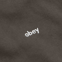 Obey Lowercase Hoodie - Pigment Black Olive thumbnail