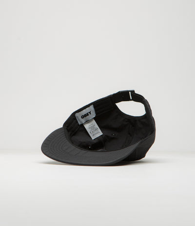 Obey Lowercase Nylon Cap in Black