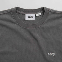 Obey Lowercase Pigment T-Shirt - Digital Black thumbnail