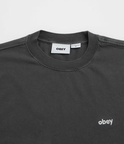 Obey Lowercase T-Shirt - Pigment Pirate Black