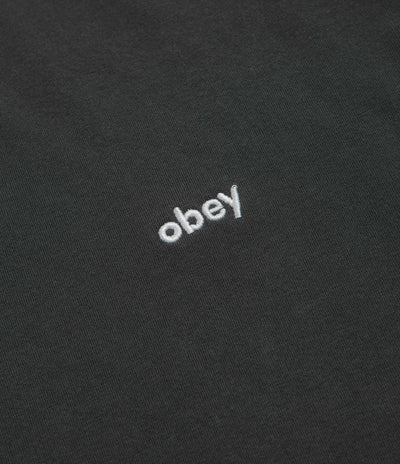 Obey Lowercase T-Shirt - Pigment Pirate Black