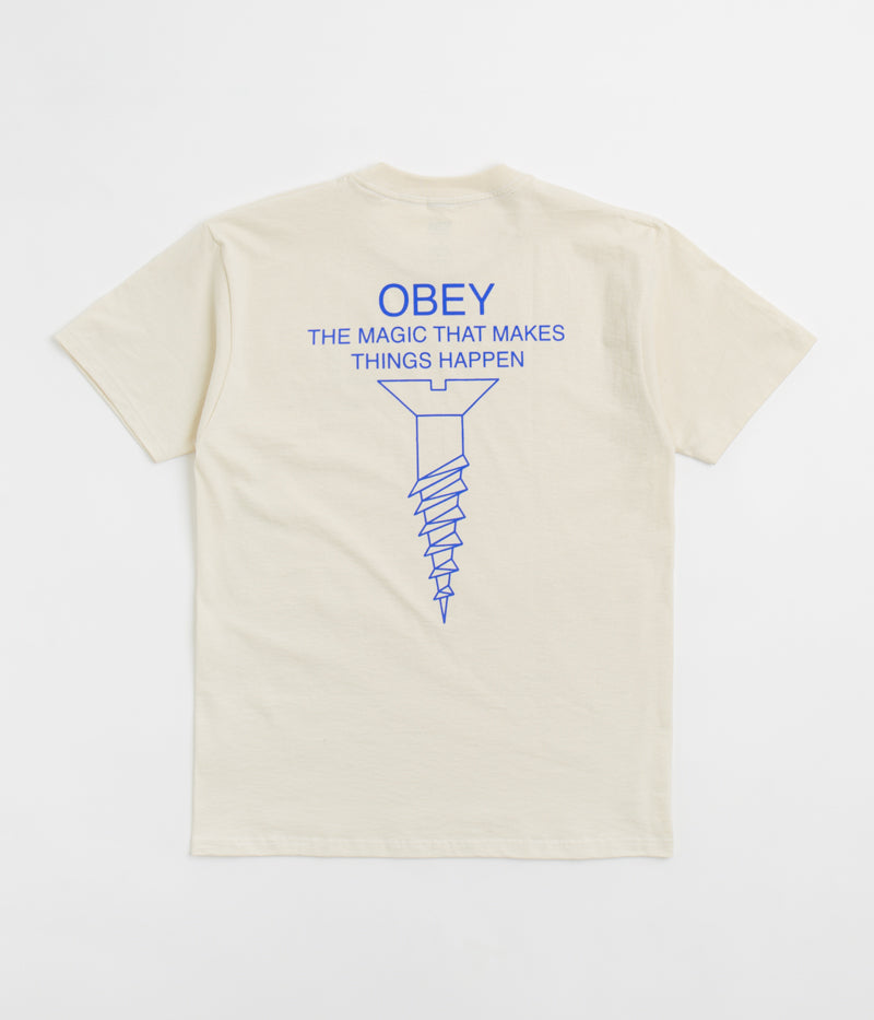 Obey Magic T-Shirt in Cream
