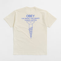 Obey Magic T-Shirt in Cream thumbnail