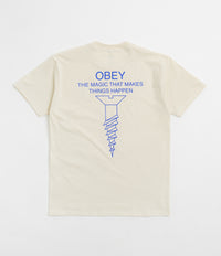 Obey Magic T-Shirt in Cream