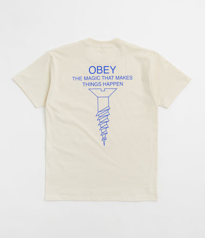Obey Magic T-Shirt in Cream